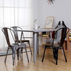 Bộ bàn ghế cà phê Eames DAW thổ cẩm – ảnh 3