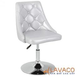 Ghế quầy bar bọc da mã 412L – góc 1