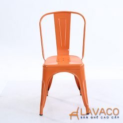 Ghế tolix dựa màu cam mã 303C – góc 1