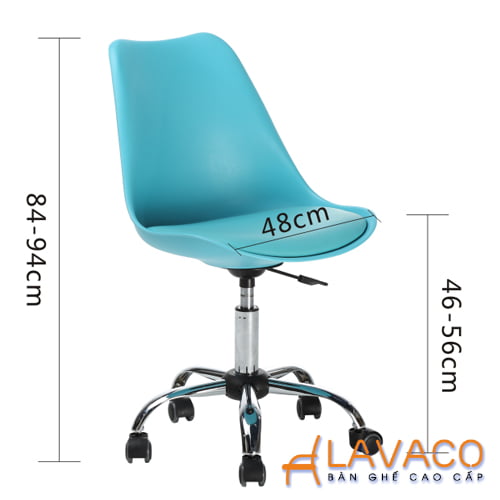 Ghế xoay cho phòng làm việc tại nhà Ghế bar da cao cấp mã 201X – góc 7