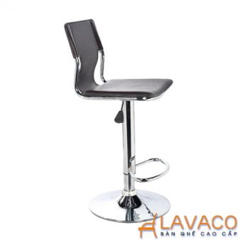 Ghế bar nệm da chân trụ cao đẹp và cao cấp ở TPHCM - LAVACO - Mã: 4230B