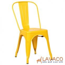 Bộ bàn ăn, cafe cho 4 người gồm bàn vuông T108S và ghế cafe tolix 303 mã T108- 303 – góc 9