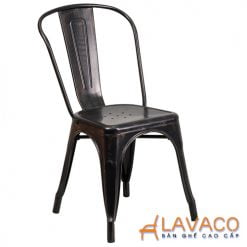 Bộ bàn ghế cafe, bộ bàn ăn tolix 4 ghế ngồi bàn T112S ghế 303 mã T112S- 303 – góc 2