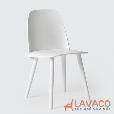 ghế ăn, ghế cafe nerd màu trắng đẹp giá rẻ