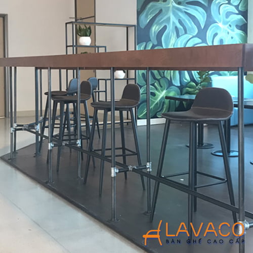 Ghế bar phong cách Vintage nhập khẩu cao cấp Lavaco [MẪU HOT 2020]