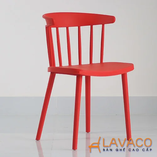 Ghế nhựa nhiều màu cho quán trà sữa