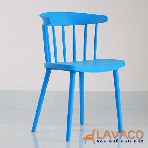 Ghế nhựa nhiều màu cho quán trà sữa