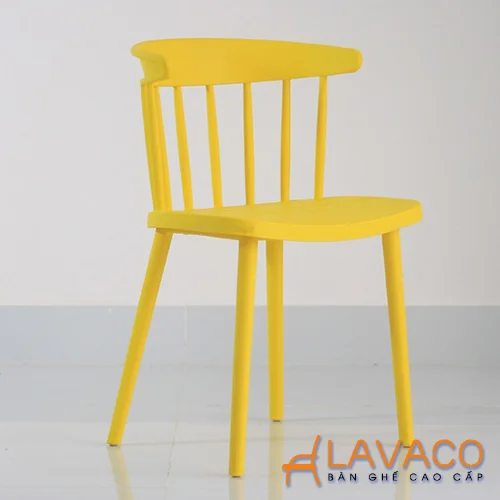 Ghế nhựa nhiều màu cho quán trà sữa