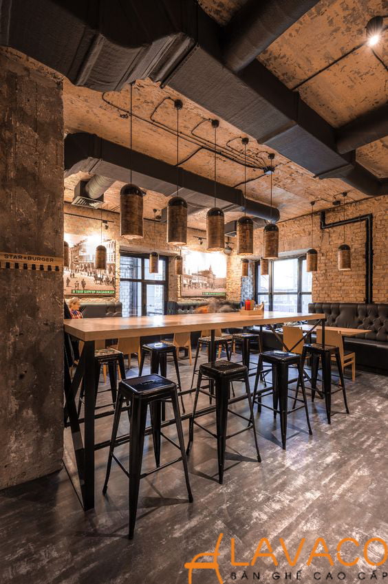 Ghế bar tolix nhập khẩu cao cấp Lavaco