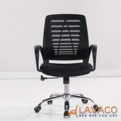 Ghế lưới chân xoay cho nhân viên văn phòng mã 529 – góc 2