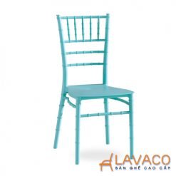 Ghế nhựa Tiffany đúc nhập khẩu cho nhà hàng tiệc cưới mã 249 – góc 1