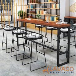 Ghế bar, ghế bếp đảo sắt sơn tĩnh điện lót nệm nhập khẩu giá rẻ mã 439 – góc 9