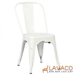 Ghế tolix A màu trắng đẹp cho quán cafe TP. HCM mã 303W – góc 1