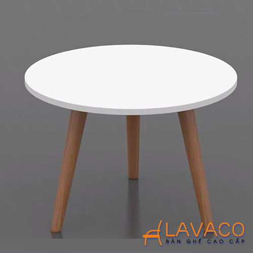 Bàn sofa tròn chân gỗ sồi hiện đại giá rẻ- Mã: S705 - LAVACO