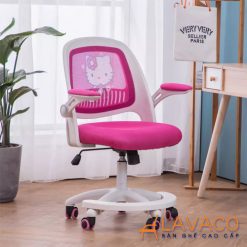 Ghế ngồi học bài màu hồng cho bé gái – ảnh 1