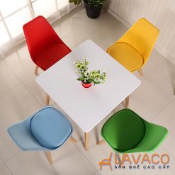 Bộ bàn ăn hiện đại cho căn hộ diện tích nhỏ mã T108S-4×205 – góc 2