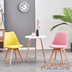 Bộ bàn tiếp khách tròn 2 ghế đẹp sang không tỳ vết mã T105-2×205 – góc 2
