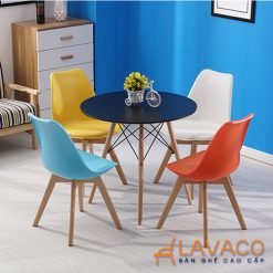 Bộ bàn tròn tiếp khách hiện đại nhập khẩu mã T104-4×205-1 – góc 1