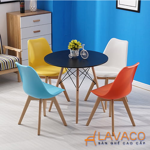 Bộ bàn tròn tiếp khách hiện đại nhập khẩu Bộ bàn tròn tiếp khách hiện đại nhập khẩu mã T104-4×205-1 – góc 1