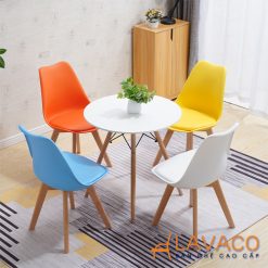 Bộ bàn tròn tiếp khách hiện đại nhập khẩu mã T104-4×205-1 – góc 2