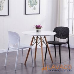 Bộ bàn tròn tiếp khách cho cửa hàng showroom mã T104-2×210 – góc 1