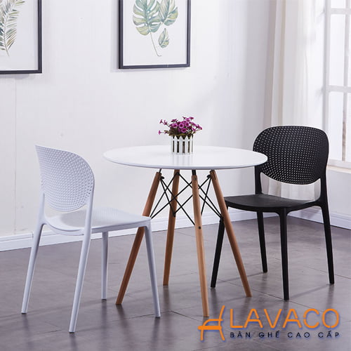 Bộ bàn tròn tiếp khách cho cửa hàng, showroom Bộ bàn tròn tiếp khách cho cửa hàng showroom mã T104-2×210 – góc 1