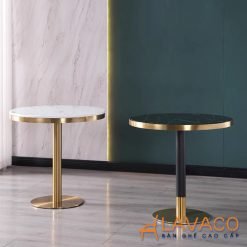 Bàn tiếp khách mặt mica vân đá sang trọng