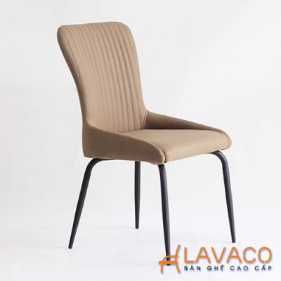 Ghế bọc nệm vải chân thép sơn tĩnh điện