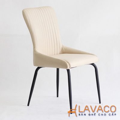 Ghế bọc nệm vải chân thép sơn tĩnh điện