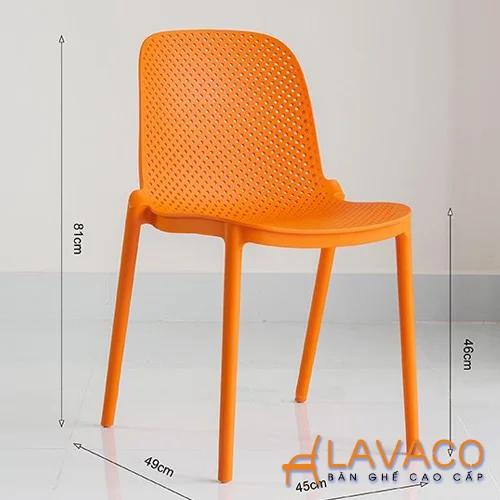 Ghế nhựa đúc nguyên khối cao cấp