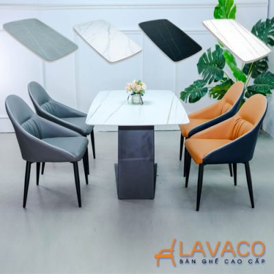 Bộ bàn 4 ghế phòng ăn cao cấp