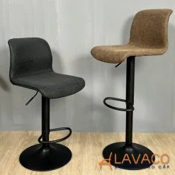 Ghế bar nệm da chân nâng hạ chiều cao