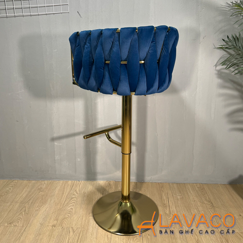 Ghế quầy bar nệm nhung chân mạ vàng Ghe-quay-bar-nem-nhung-chan-ma-vang