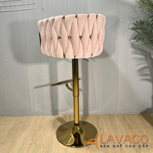 Ghế quầy bar nệm nhung chân mạ vàng Ghe-quay-bar-nem-nhung-chan-ma-vang