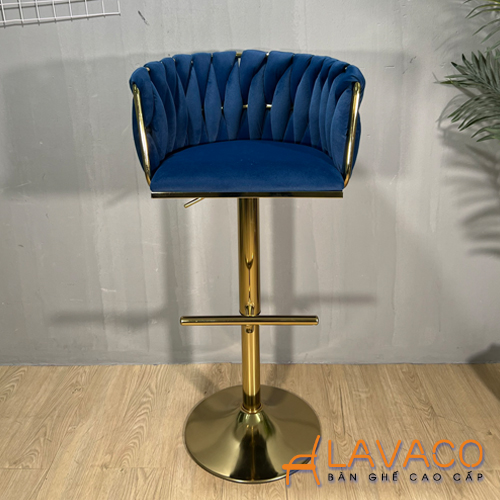 Ghế quầy bar nệm nhung chân mạ vàng Ghe-quay-bar-nem-nhung-chan-ma-vang