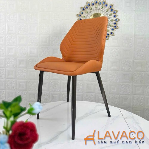 Ghế ăn bọc da chân sắt sang trọng Ghe-an-boc-da-chan-sat-sang-trong-