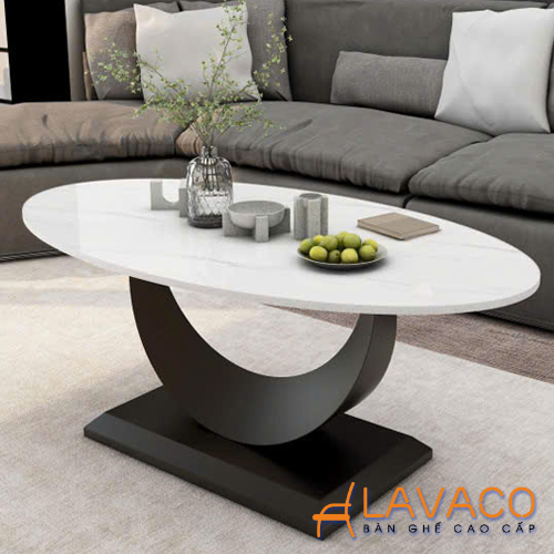 Bàn sofa mặt đá oval chân sắt Ban-sofa-mat-da-chan-sat-son-tinh-dien