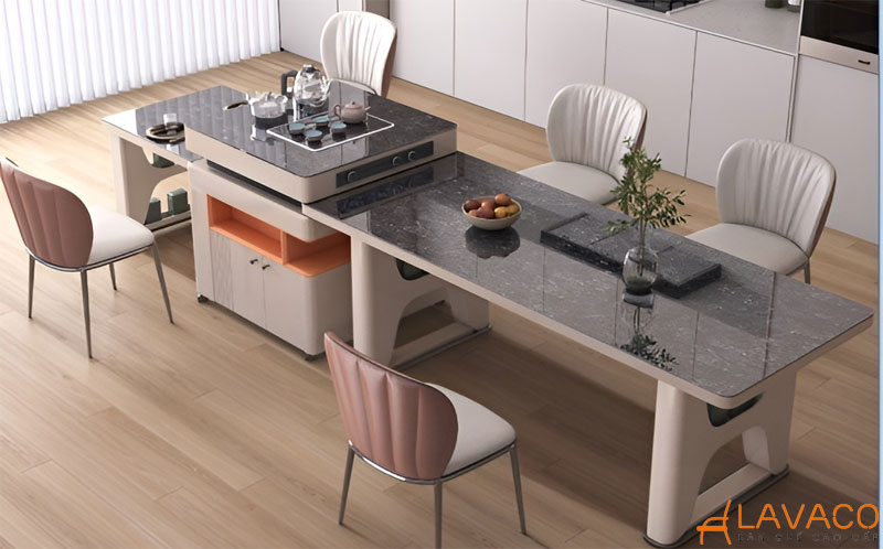 Mẫu bàn đảo bếp đẹp sang trọng, hiện đại và thiết kế thông minh