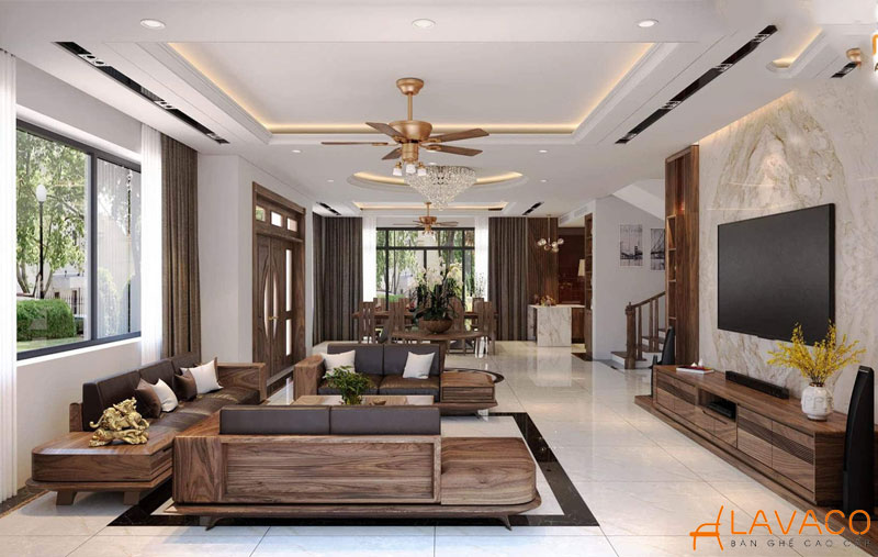 Cách sắp xếp bàn ghế phòng khách gọn, đẹp, hợp phong thuỷ