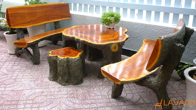 Thanh lý bàn ghế đá ngoài trời giá tốt