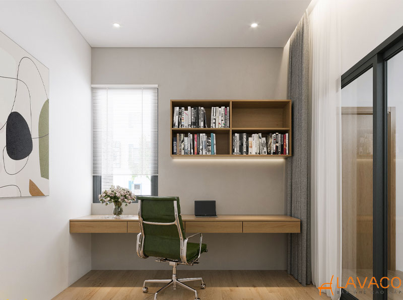 Trang trí, thiết kế phòng làm việc nhỏ đẹp, hiện đại