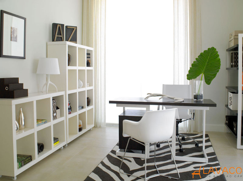 Trang trí, thiết kế phòng làm việc nhỏ đẹp, hiện đại