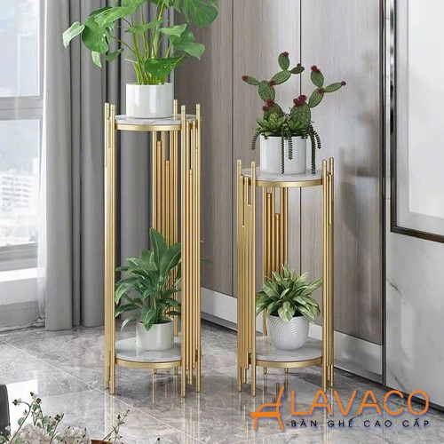 Bàn góc trang trí để chậu cây mặt đá chân sắt hiện đại Ban-goc-trang-tri-de-chau-cay-mat-da-chan-sat-hien-dai