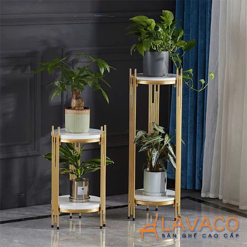 Bàn góc trang trí để chậu cây mặt đá chân sắt hiện đại Ban-goc-trang-tri-de-chau-cay-mat-da-chan-sat-hien-dai