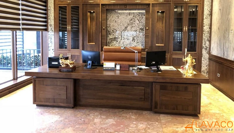 Cách bố trí phòng làm việc của lãnh đạo, giám đốc hiện đại, cao cấp