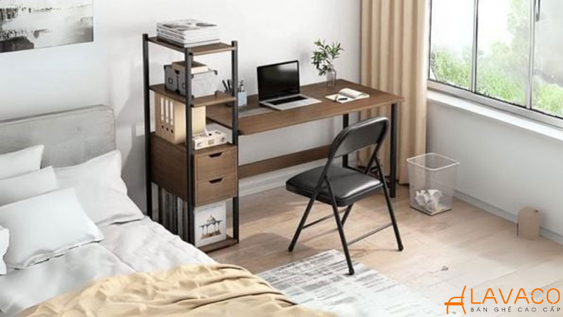 Cách đặt bàn học trong phòng ngủ gọn gàng, phù hợp không gian
