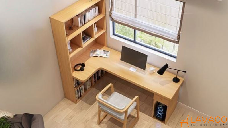 Cách đặt bàn học trong phòng ngủ gọn gàng, phù hợp không gian