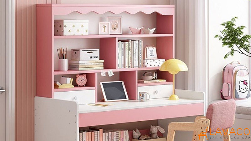 Cách đặt bàn học trong phòng ngủ gọn gàng, phù hợp không gian