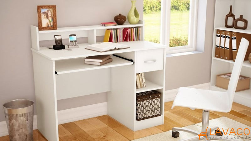 Cách đặt bàn học trong phòng ngủ gọn gàng, phù hợp không gian