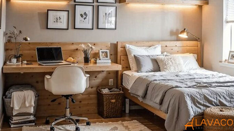 Cách đặt bàn làm việc trong phòng ngủ hợp phong thuỷ